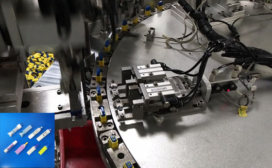 Un bon prix. Processus d'assemblage et de détection automatique pour les aiguilles de prélèvement sanguin dans la ligne de production de lancettes de sécurité en ligne