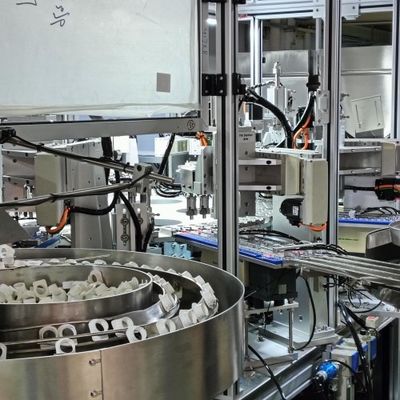 Un bon prix. Ligne de production personnalisée de plateau tournant ou de boucle pour machine d'assemblage à hélicap avec détection automatique en ligne