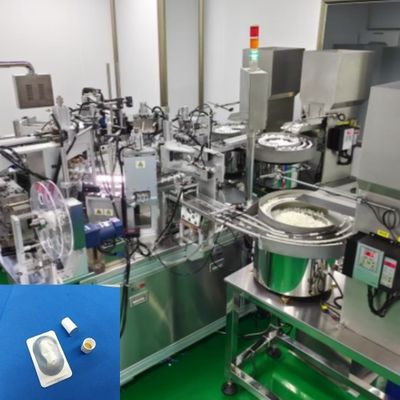 Un bon prix. Machine d'assemblage de produits médicaux à grande vitesse pour le bouchon d'iodophor et le bouchon de désinfection en acier inoxydable et en alliage d'aluminium en ligne