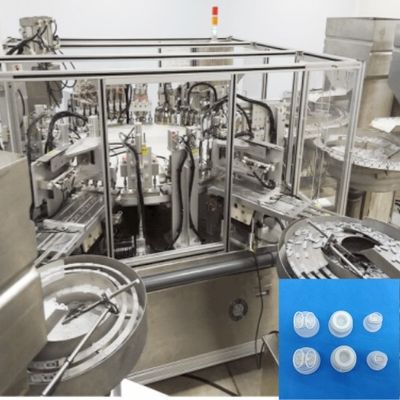 Un bon prix. Tourne-disque de type anneau de traction de soudage par ultrasons capuche d'infusion assemblage machine de performance stable en acier inoxydable en ligne