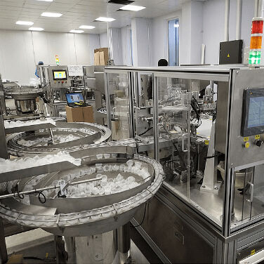 Euro Cap Assembly Machine with PLC Control Touch Screen and Servo Motor Drive for 4500-12000 Caps per Hour