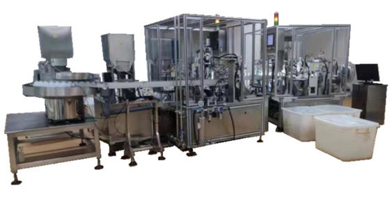 Un bon prix. OEM machine automatique de remplissage et de couverture AC380V en acier inoxydable en ligne