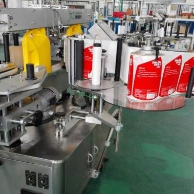 Un bon prix. Machine d'étiquetage automatique de bouteille en acier inoxydable AC380V personnalisée en ligne