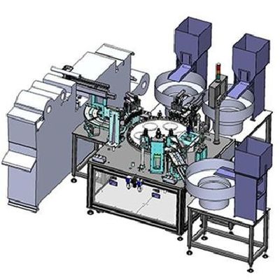 Un bon prix. Machine d'assemblage automatique à capuche d'iodophore par voie de disque vibrant servo-conduit dans le matériau en acier inoxydable Bonne performance en ligne