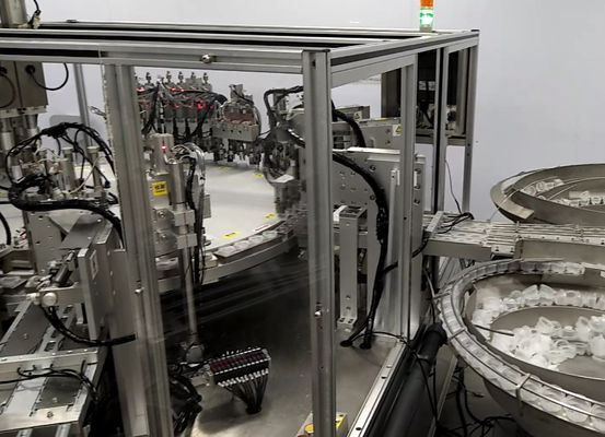 Un bon prix. Machine d'assemblage Euro Cap avec entraînement moteur serveur et composants en acier inoxydable / alliage d'aluminium pour l'industrie pharmaceutique en ligne