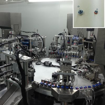 Un bon prix. Machine d'assemblage automatique de type tourne-disque pour le capuchon de lance en aluminium pour l'infusion de haute capacité en ligne