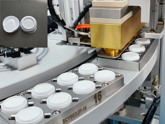 Un bon prix. Vitesse de fonctionnement stable et haute précision d'assemblage Cap de séchage Silica Gel de remplissage Cap d'assemblage d'étanchéité Machine avec servo moteur et PLC contrôle Cap de remplissage machine en ligne