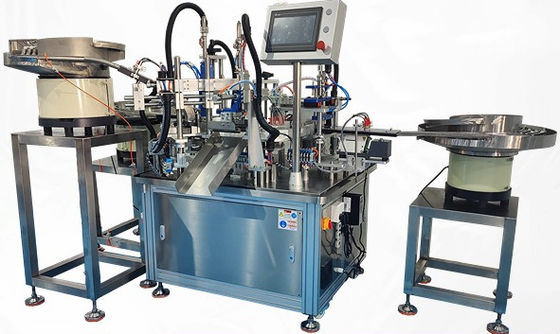 Option de soudage et d'étanchéité automatique avec machine d'assemblage de produits médicaux pour les bouchons d'iodophor et de désinfection