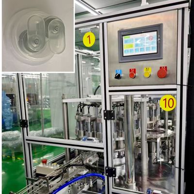 Un bon prix. Automatisation non standard Machine d'assemblage mécanique à double couche pliante Vitesse de fonctionnement rapide Haute capacité en ligne