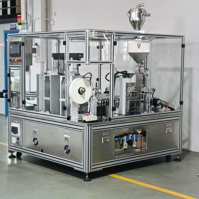Machine de remplissage automatique de bouchons dessiccateurs en acier inoxydable avec contrôle PLC