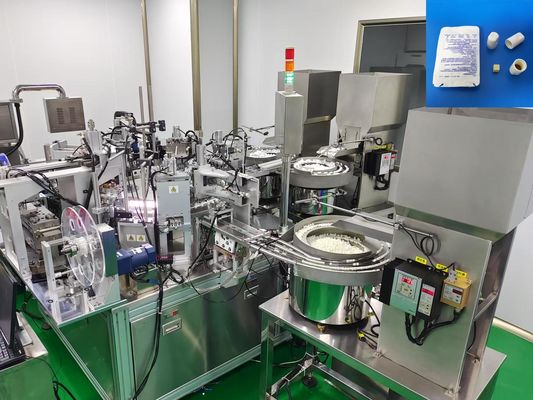 Un bon prix. Machine d'assemblage automatisée pour les bouchons d'iodophor personnalisés selon les besoins du client Machine d'emballage connectée ou indépendante en ligne