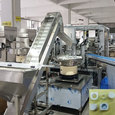 Machine d'assemblage de capuchon à hélicoptère de lait à haute flexibilité avec type d'opération d'indice de mouvement