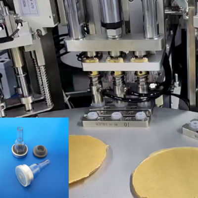 Un bon prix. Automatic IV Bag Spike Ports and Injection Ports Assembly Machine with Servo Mechanism 8000-15000pcs/hr and 99% Qualified Rate en ligne