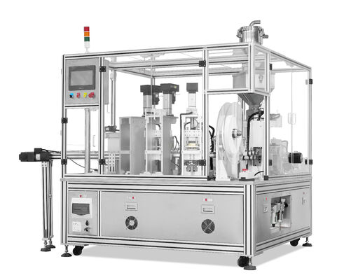 Fully Automatic Desiccant Cap Assembly Machine with 1 Year Warranty and 100% Qualification Check for High Efficiency