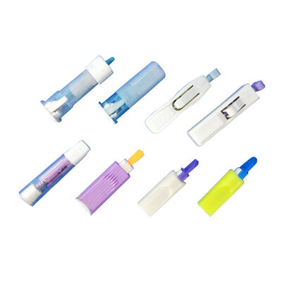 Ligne de production de lancettes de sécurité automatisée avec contrôle PLC et fonctionnement de l'écran tactile pour l'assemblage d'aiguille de prélèvement sanguin à 99% qualifié