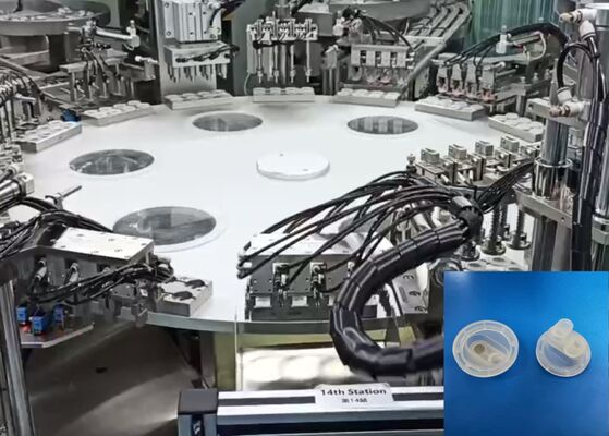Un bon prix. Machine d'assemblage automatique de bouchons Euro avec contrôle PLC et écran tactile pour soudure par ultrasons 8000-15000 pièces/heure en ligne