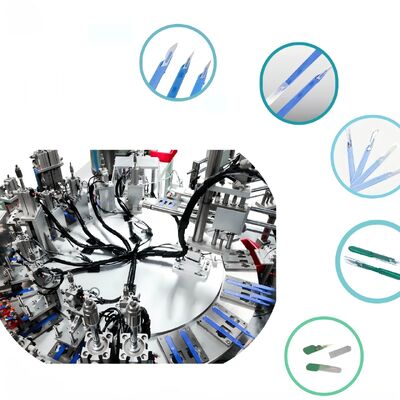Un bon prix. Machine d'assemblage automatisée sur mesure pour lames chirurgicales jetables, dotée d'une haute précision d'assemblage et d'un fonctionnement simple en ligne